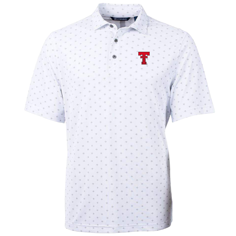 Cutter Buck Tile Throwback Patch Men's Polo