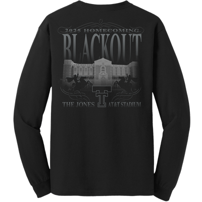 Homecoming 2025 Black Out Long Sleeve Tee