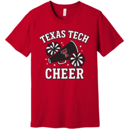Cheer Megaphone Toddler Short Sleeve Tee