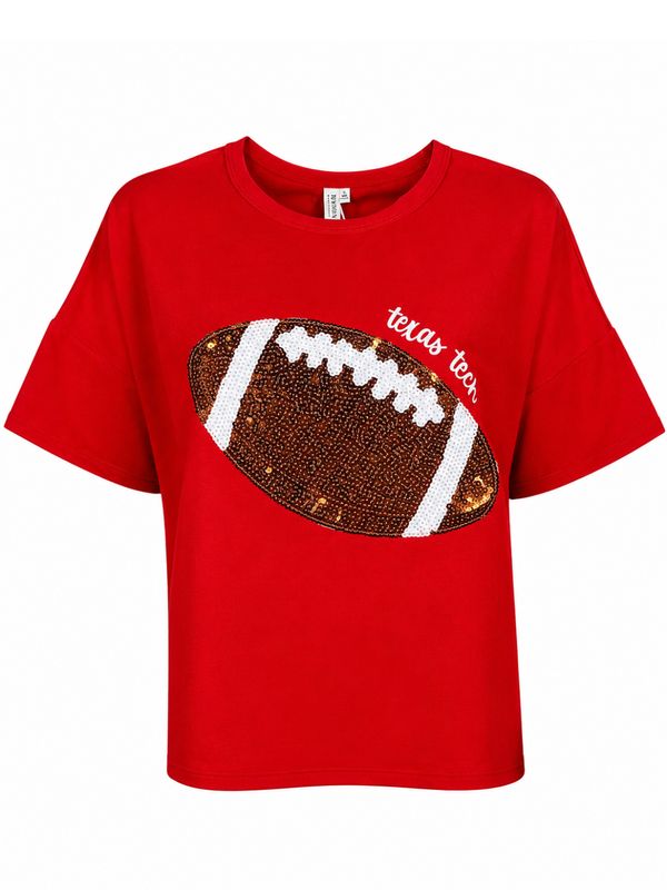 Sequin Football Gameday Blouse