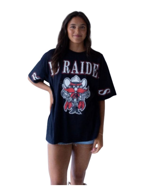 Raider Red Oversized Tee