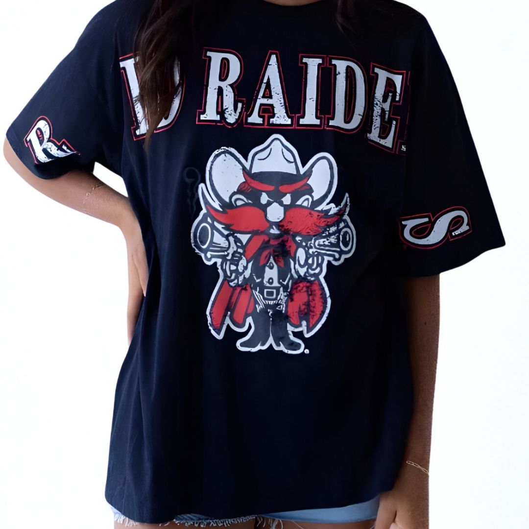 Raider Red Oversized Tee