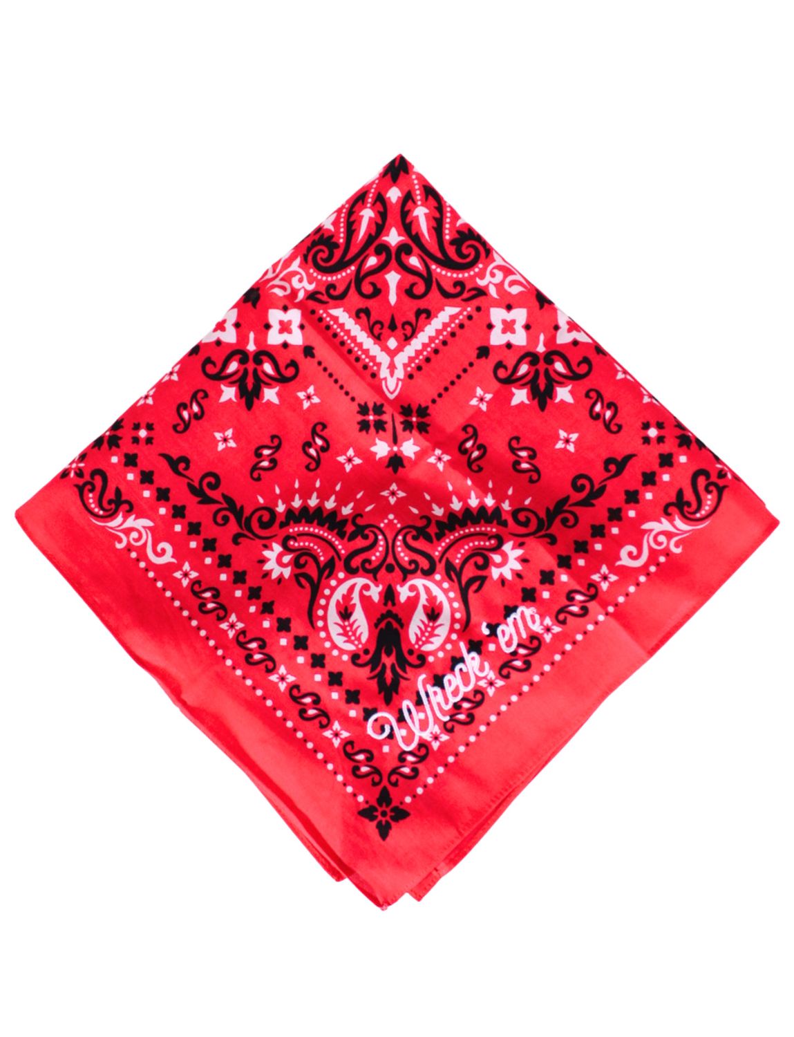 Game Day Bandana, Color: Red Wreck Em