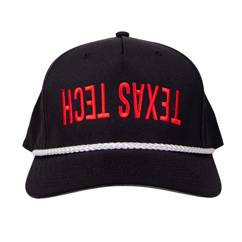 Upside Down Texas Tech Classic Rope Cap
