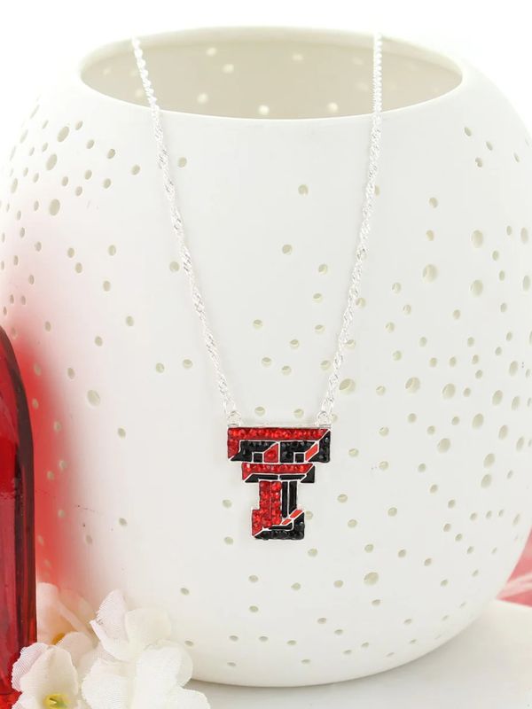 Double T Crystal Necklace
