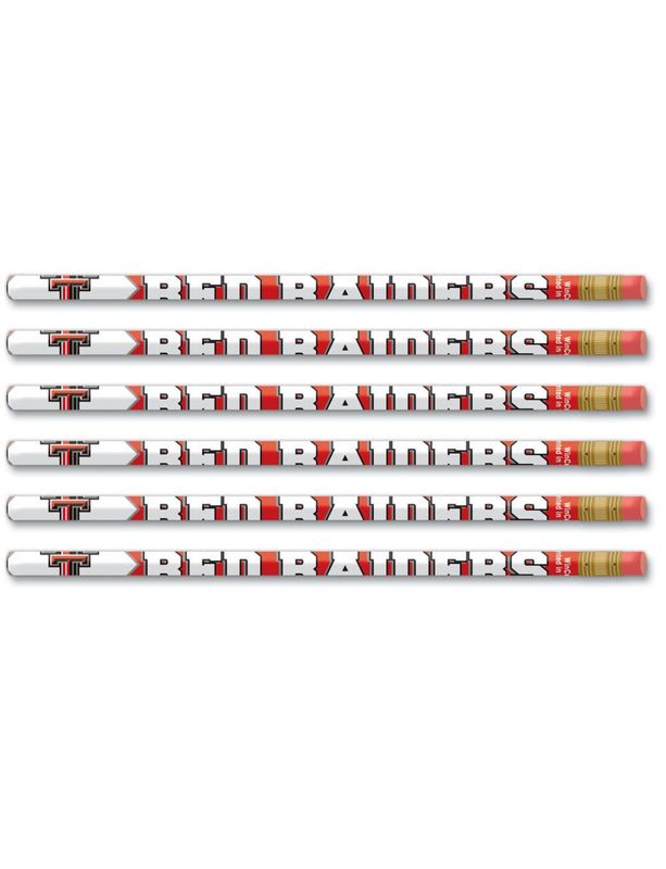 6 Pack TTU Pencils