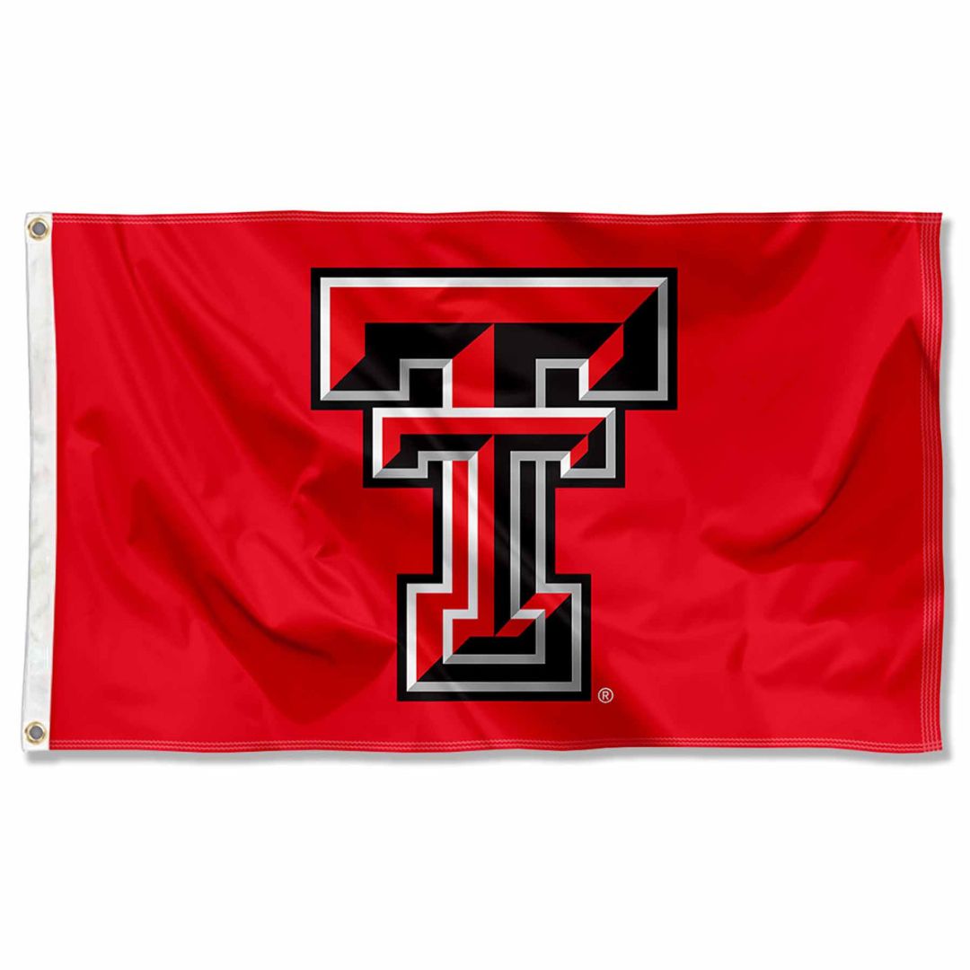 2' x 3' Red Flag w/ Double T