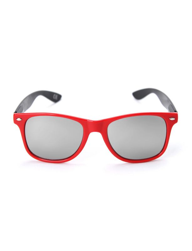Texas Tech Sunglasses - Red &amp; Black Frame, Silver Lenses