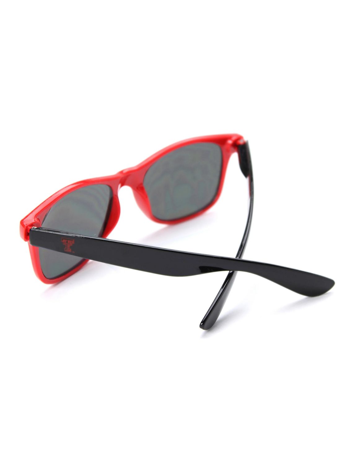 Texas Tech Sunglasses - Red &amp; Black Frame, Silver Lenses
