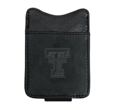 Black Leather Magnetic Money Clip
