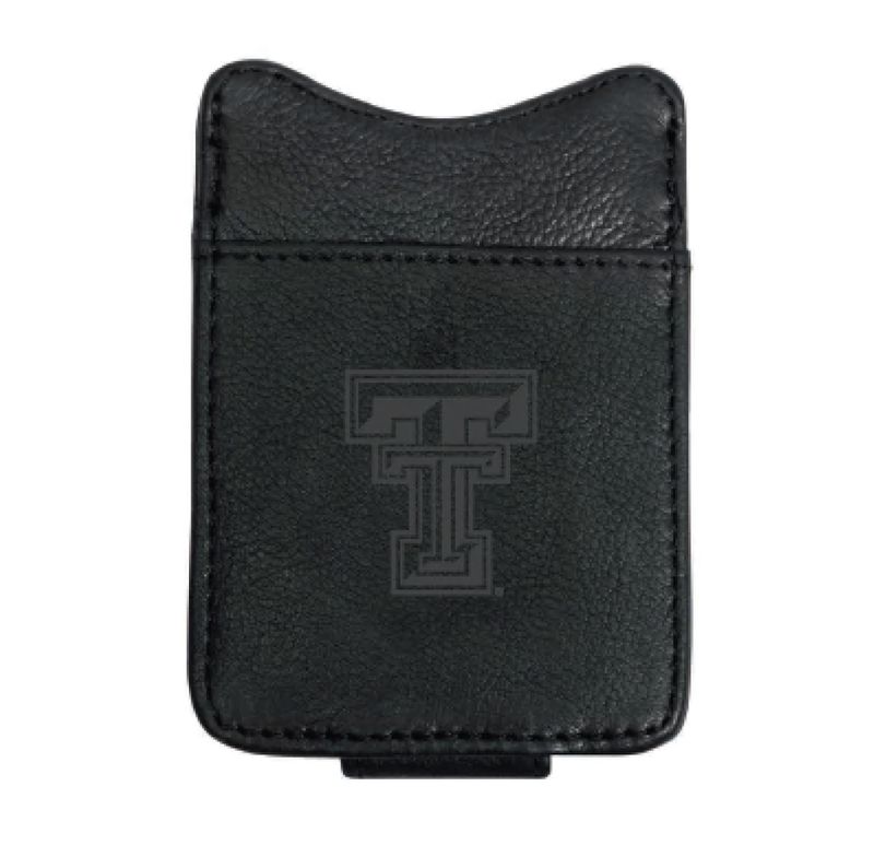 Black Leather Magnetic Money Clip
