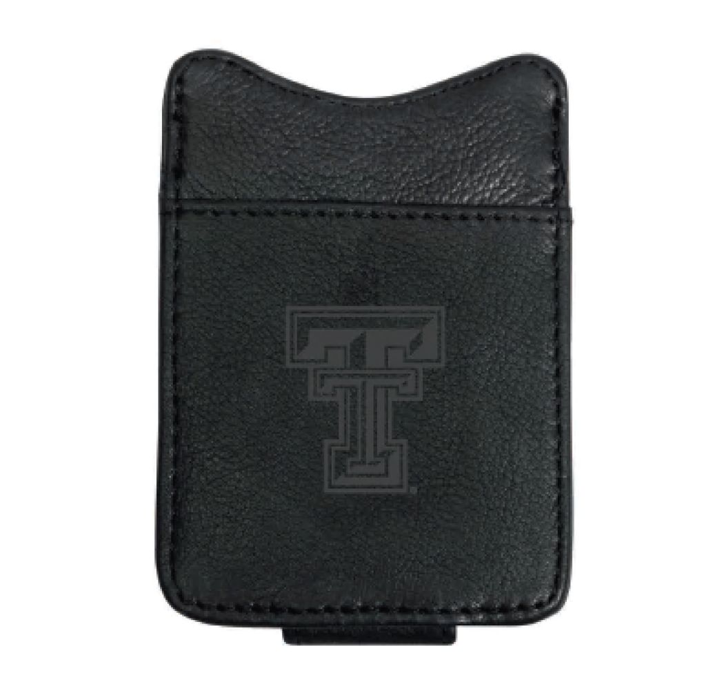 Black Leather Magnetic Money Clip