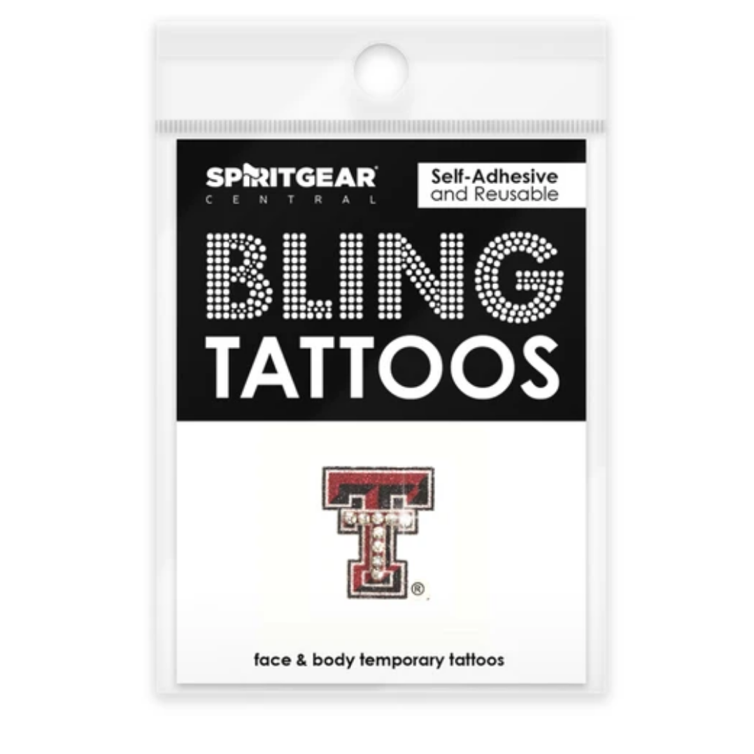 Rhinestone Double T Tattoo