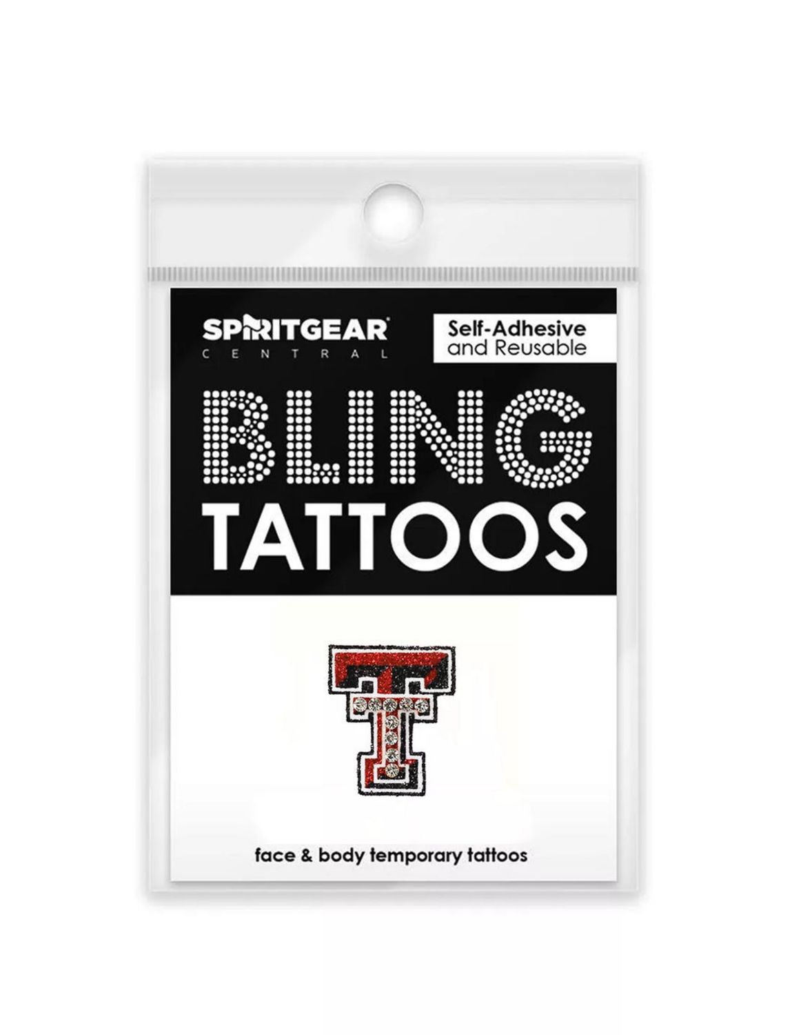 Rhinestone Double T Tattoo