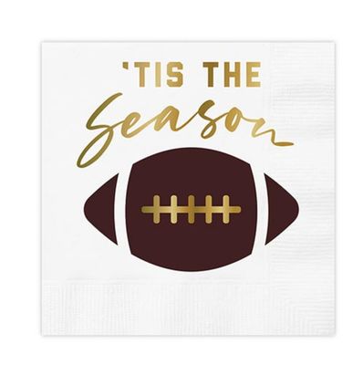 Tis The Season Football Napkin - 20 count