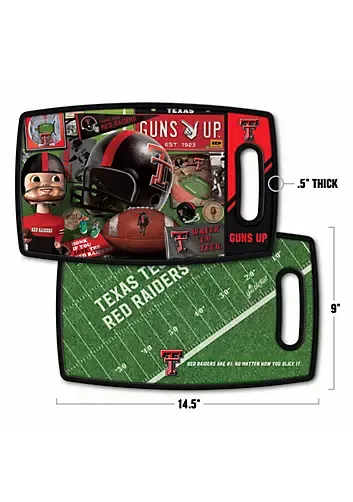 Red Raider Collage Cutting Board