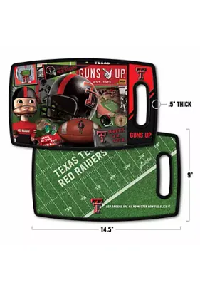 Red Raider Collage Cutting Board