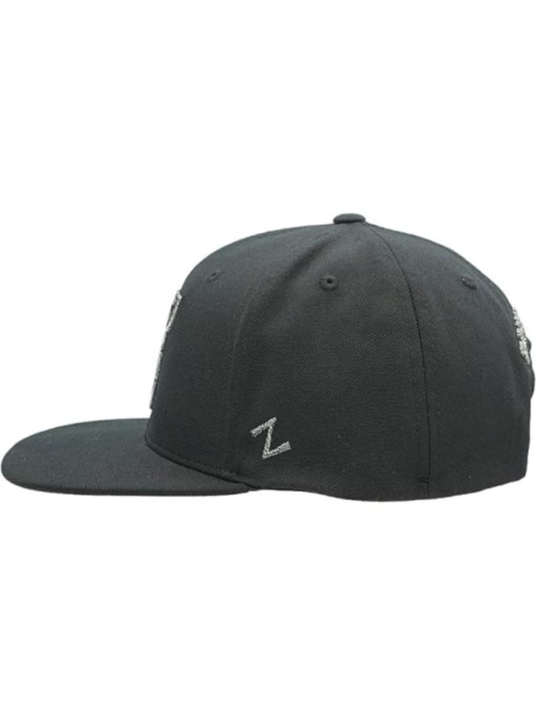 Tungsten Grey Logo Black Flatbill Cap