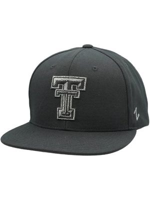Tungsten Grey Logo Black Flatbill Cap