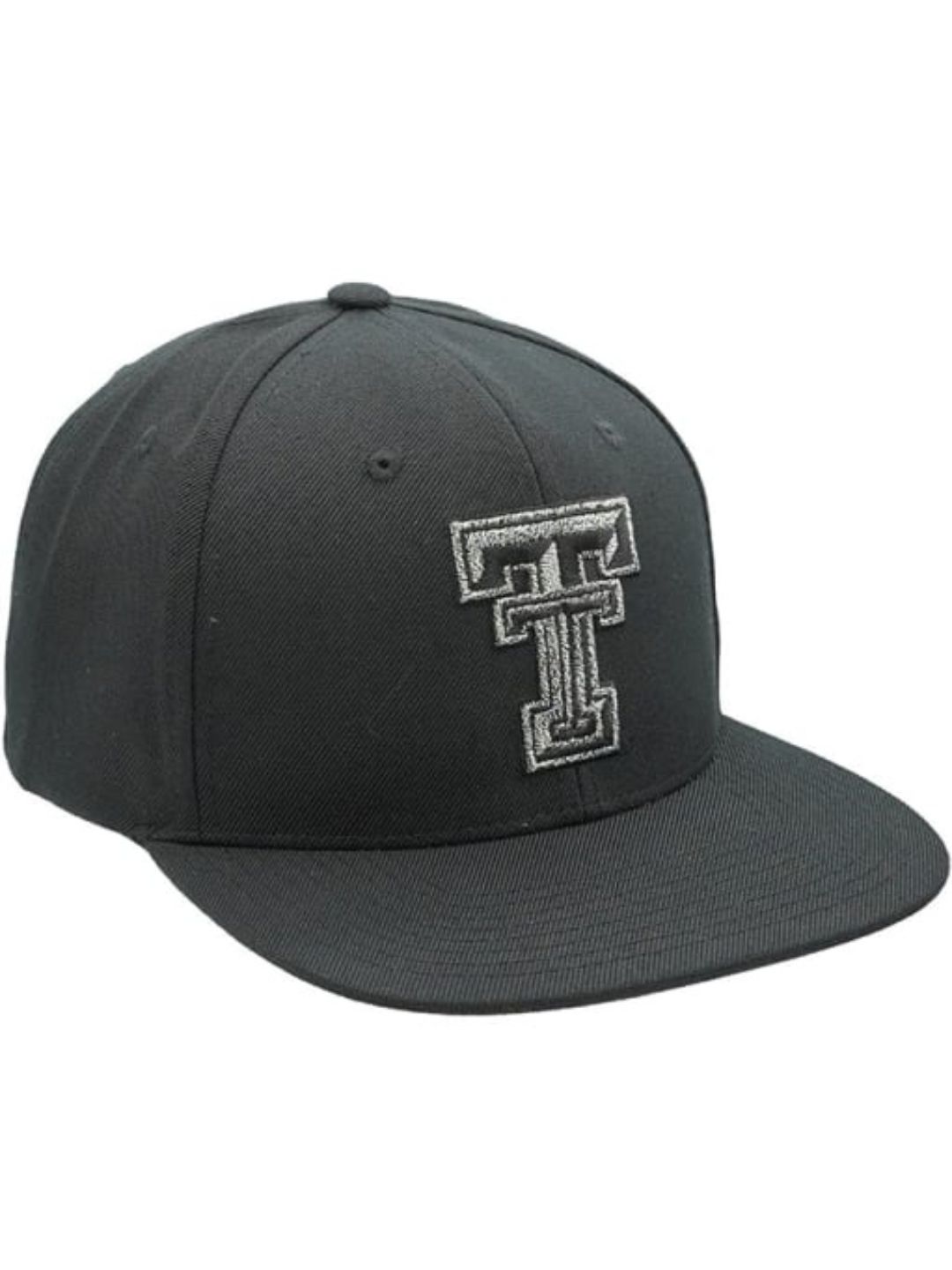 Tungsten Grey Logo Black Flatbill Cap
