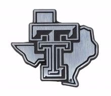 Auto Emblem Lonestar Pride Brushed Chrome