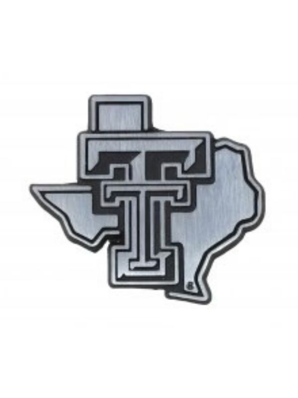 Auto Emblem Lonestar Pride Brushed Chrome