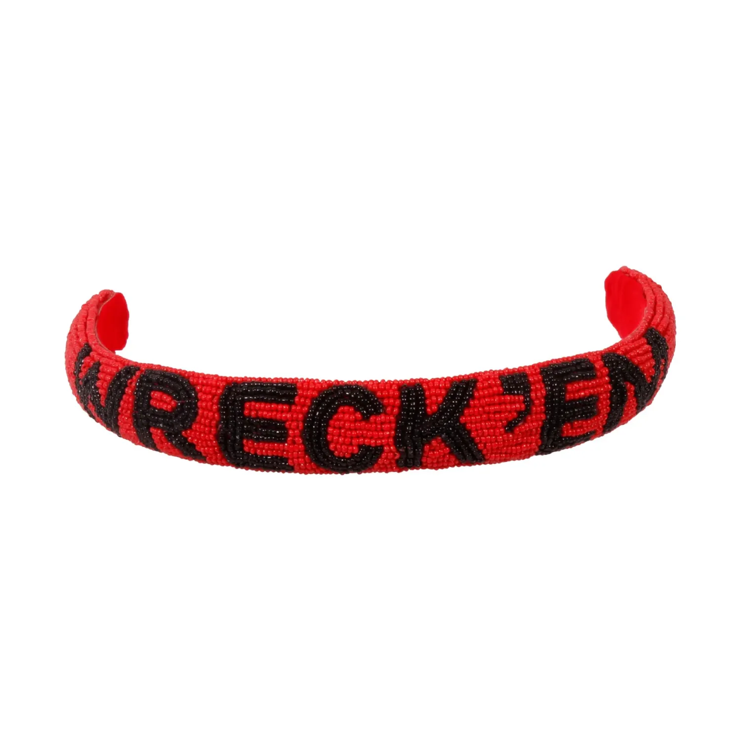 Wreck em Beaded Headband