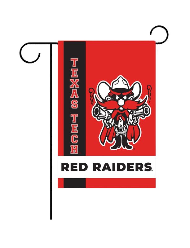Raider Red Stripe Garden Flag