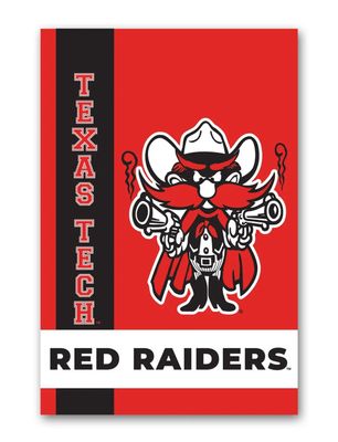 Raider Red Stripe Garden Flag