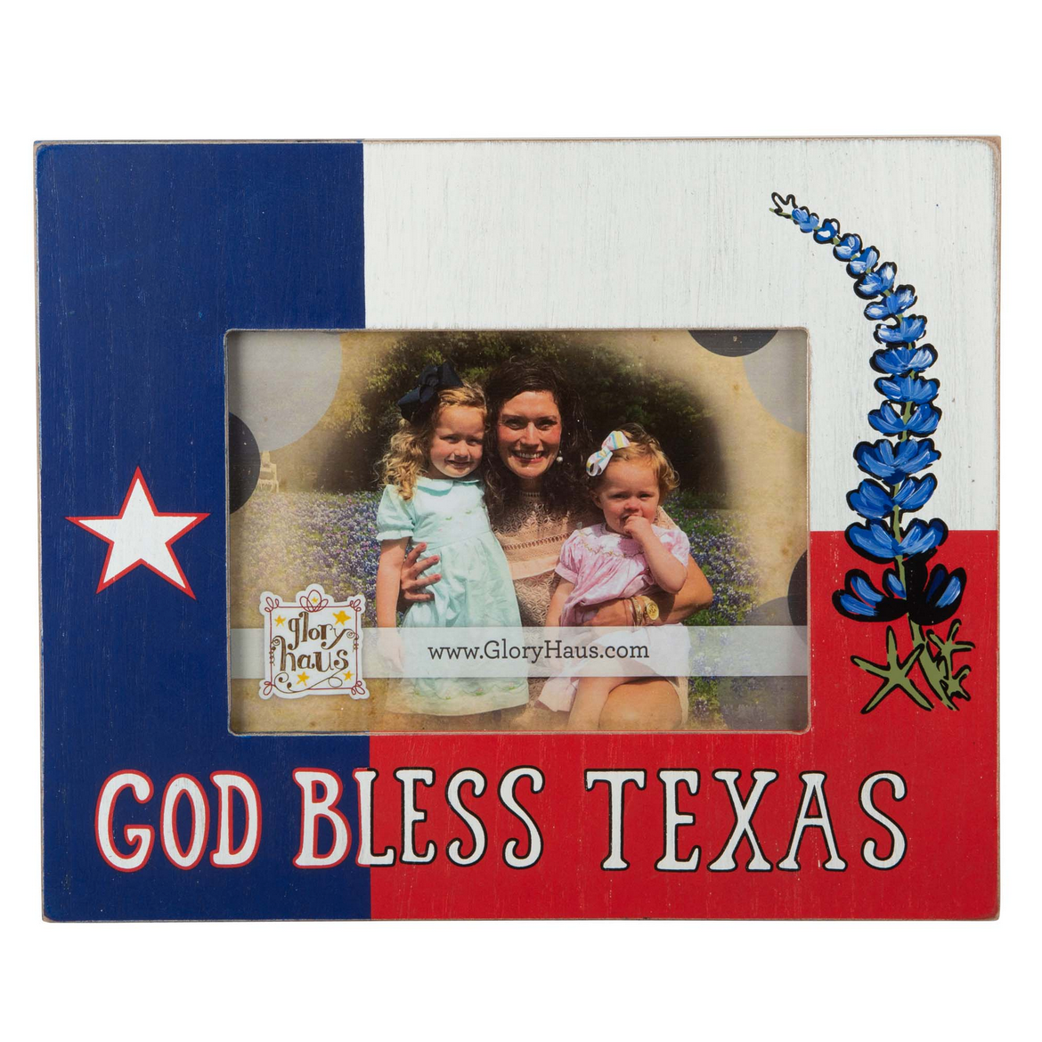 God Bless Texas Picture Frame