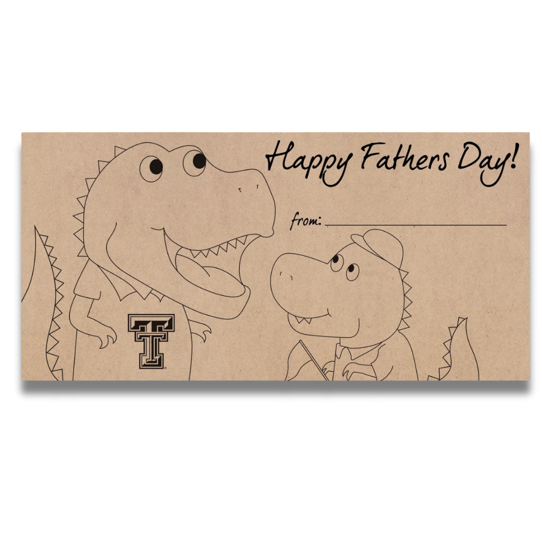 Father's Day Coloring Sign