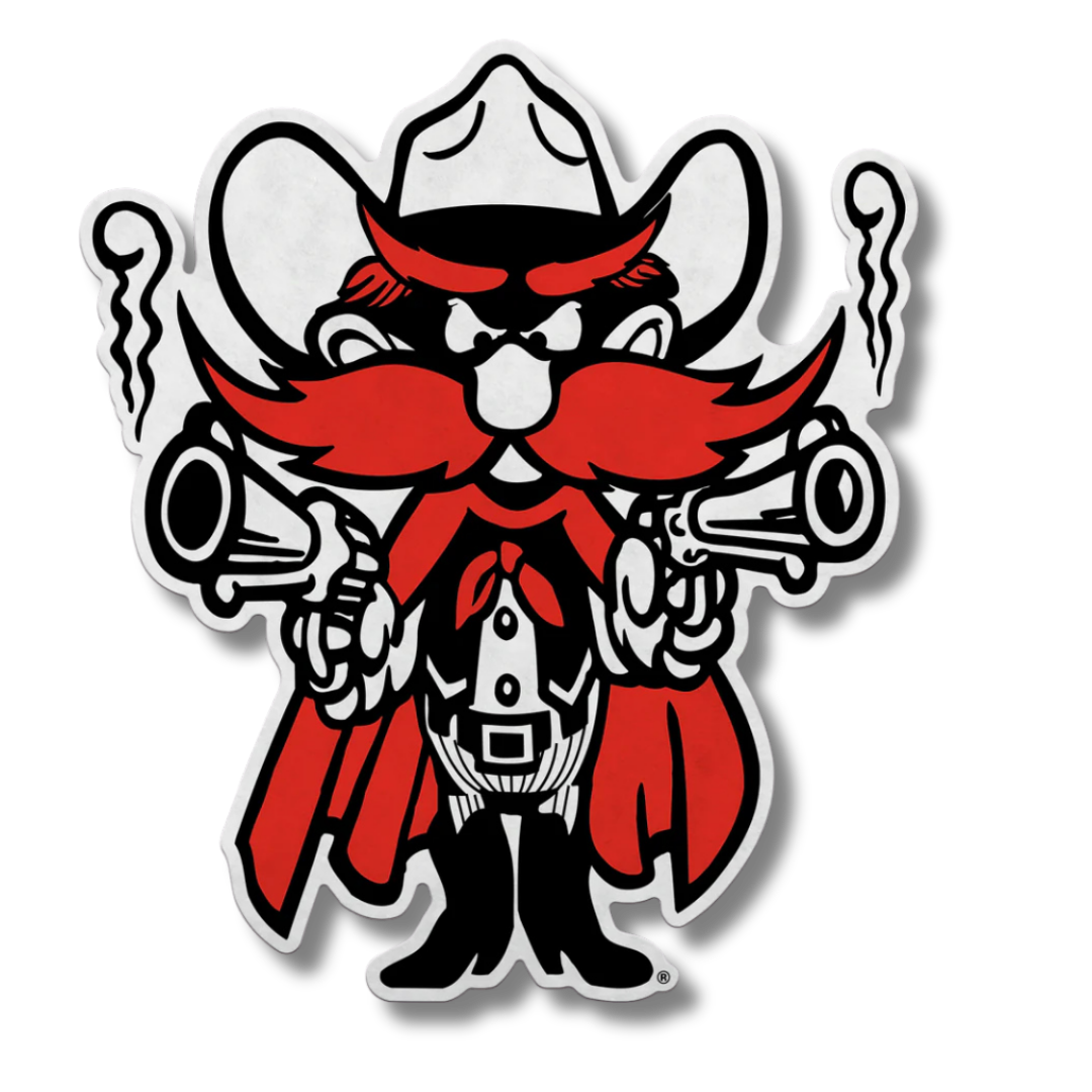 Raider Red Shape Cut 18" Felt Pennant