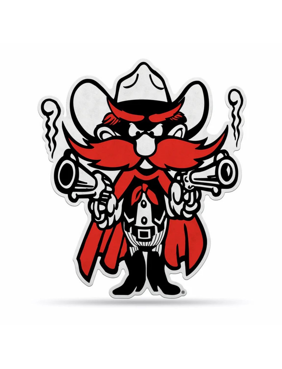 Raider Red Shape Cut 18" Felt Pennant