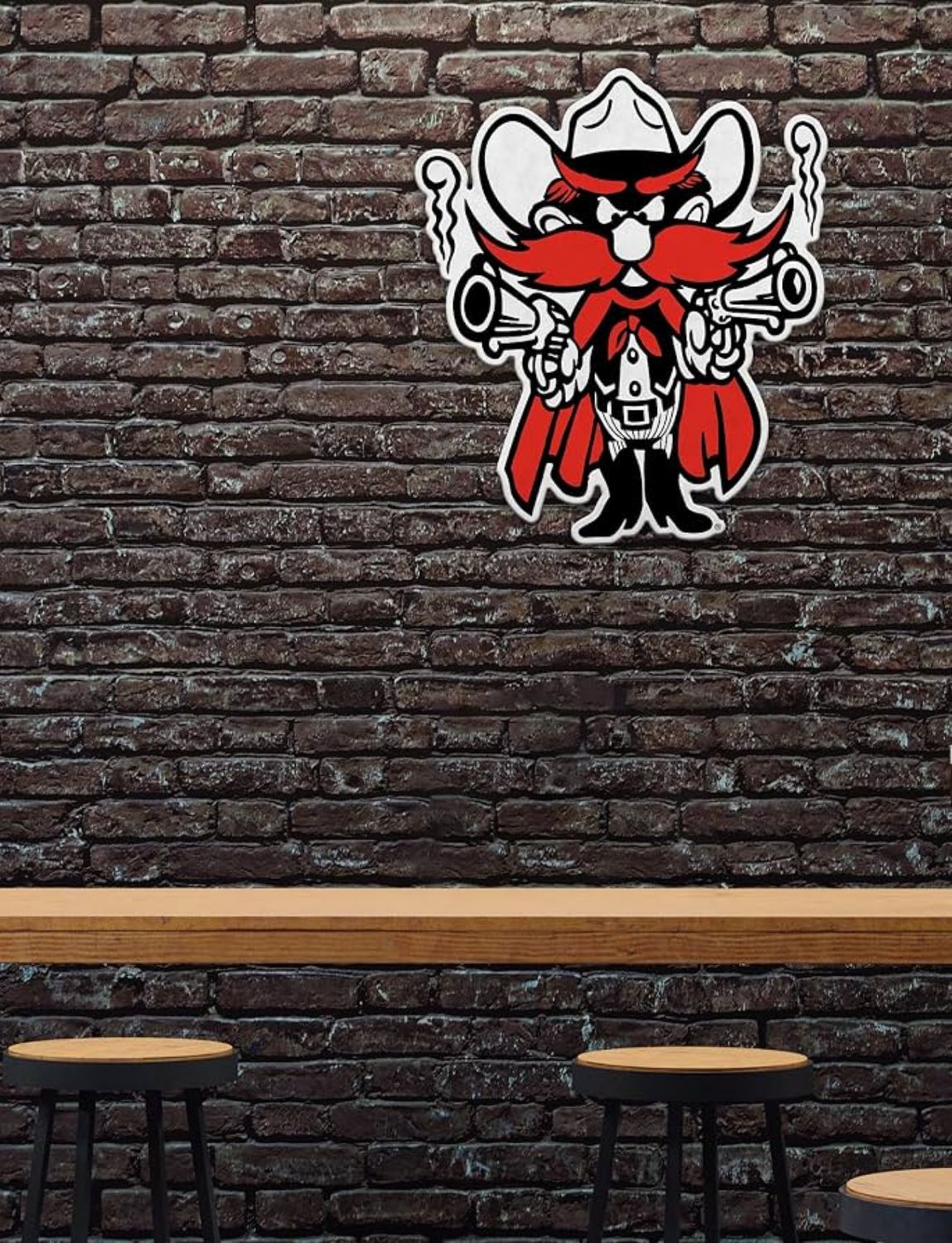 Raider Red Shape Cut 18" Felt Pennant