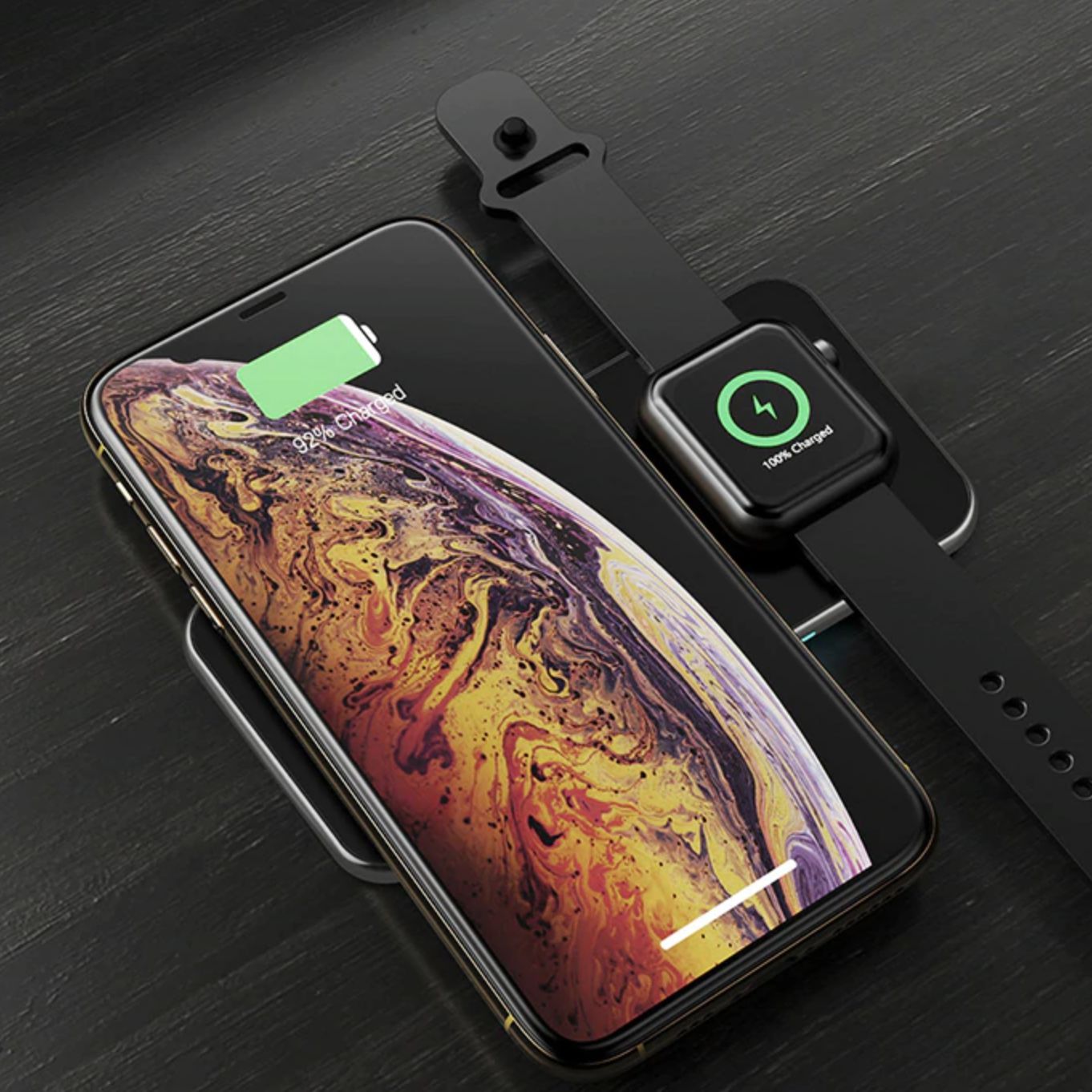 Wireless Glass Charge Pad 3 in 1