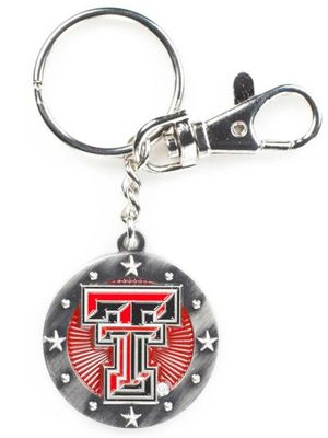 Impact Round Star Keychain