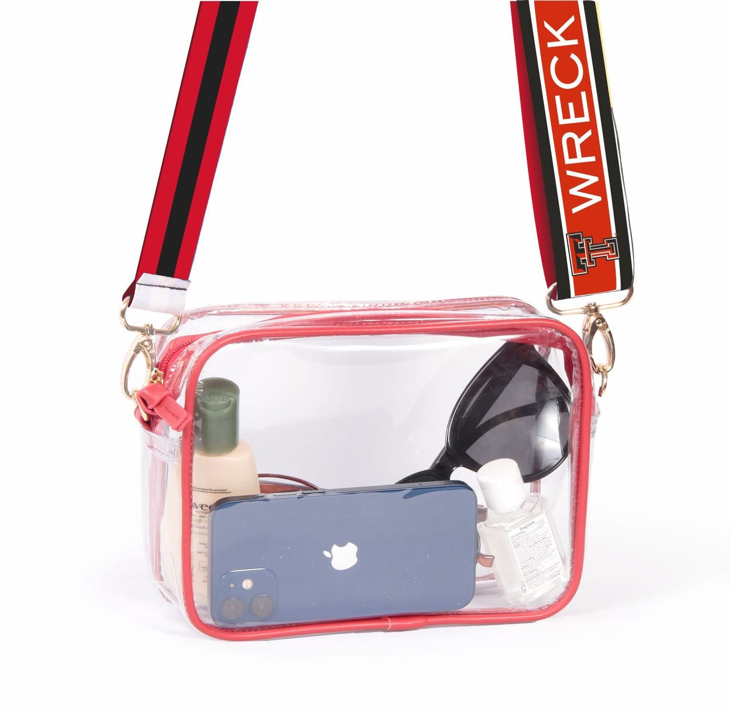 Bridget Clear Purse with Multi Straps