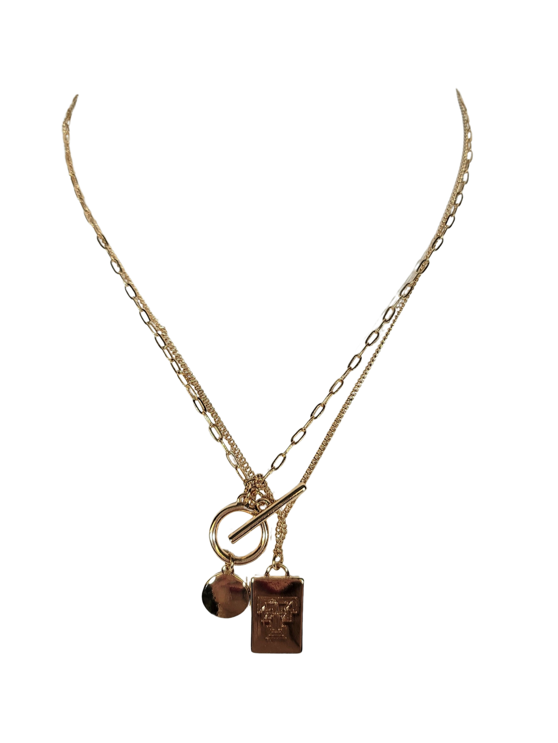 Jillybean Gold Trio Necklace