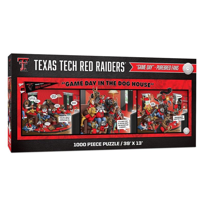 Game Day in the Dog House 1000 Piece Puzzle