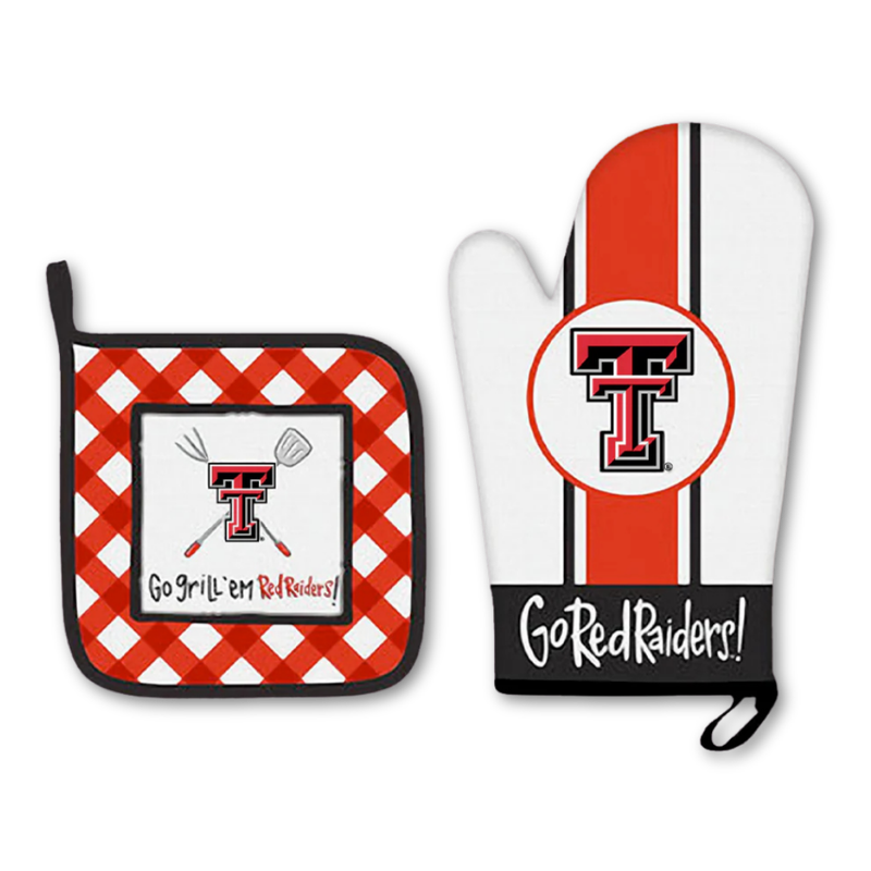 Pot Holder Oven Mitten Set