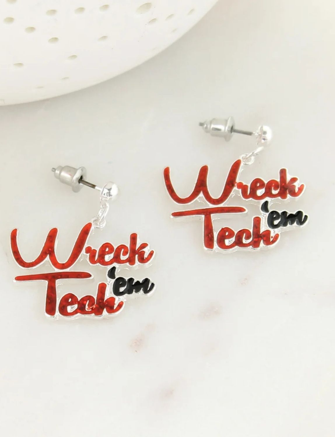 Wreck 'em Sparkle Earrings