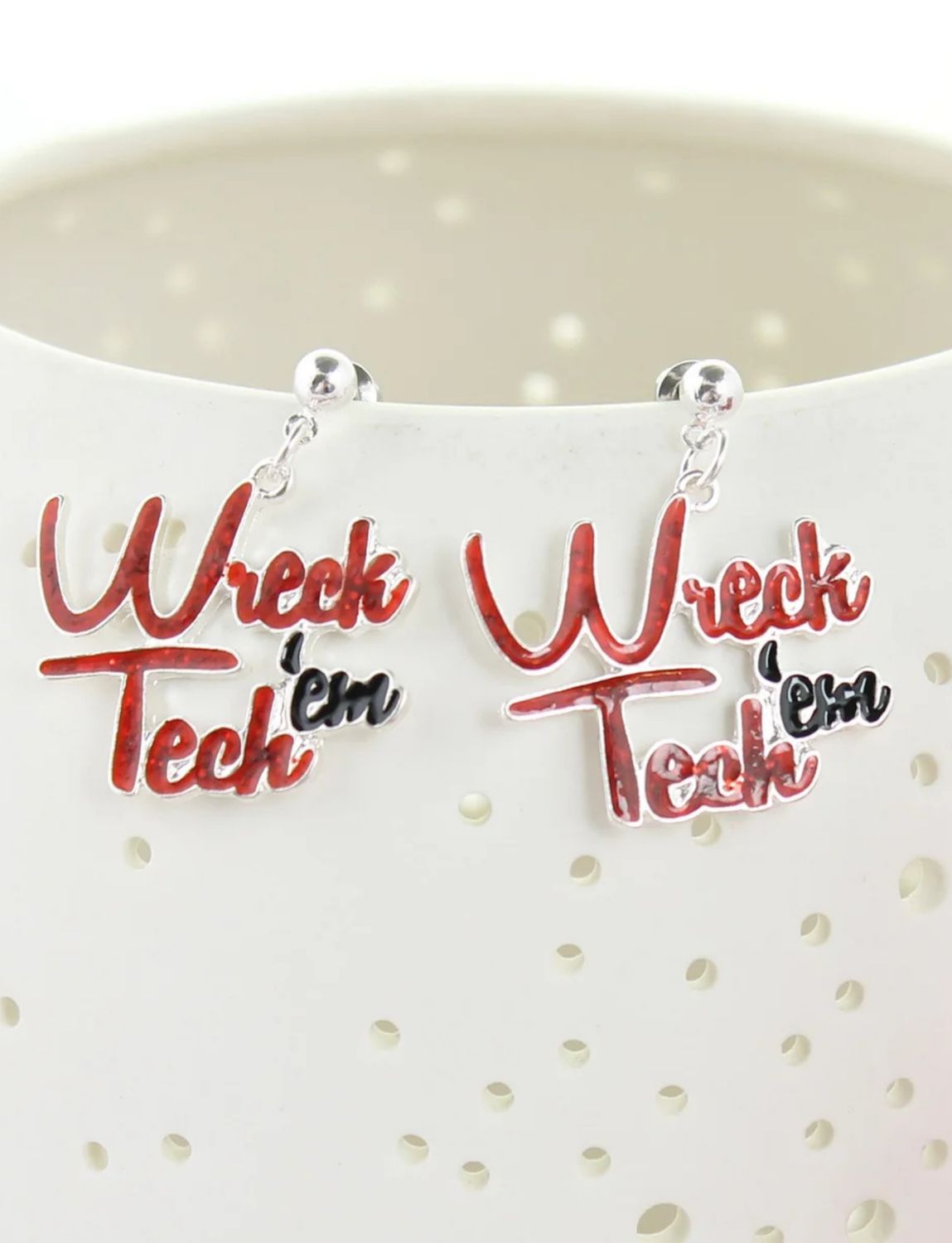 Wreck 'em Sparkle Earrings