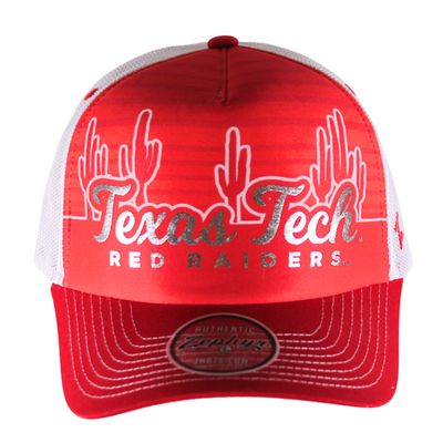 Zephyr Cactus Red Foam Trucker Cap
