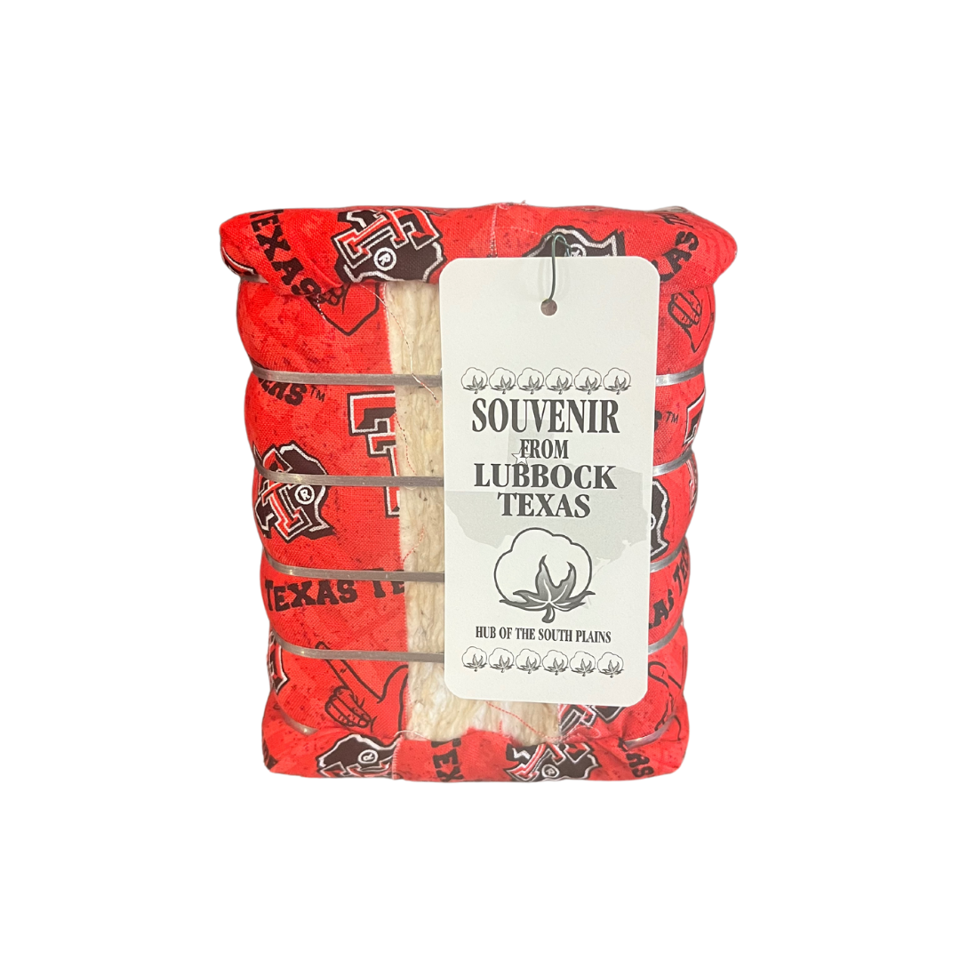Multi Logo Texas Tech Mini Cotton Bale