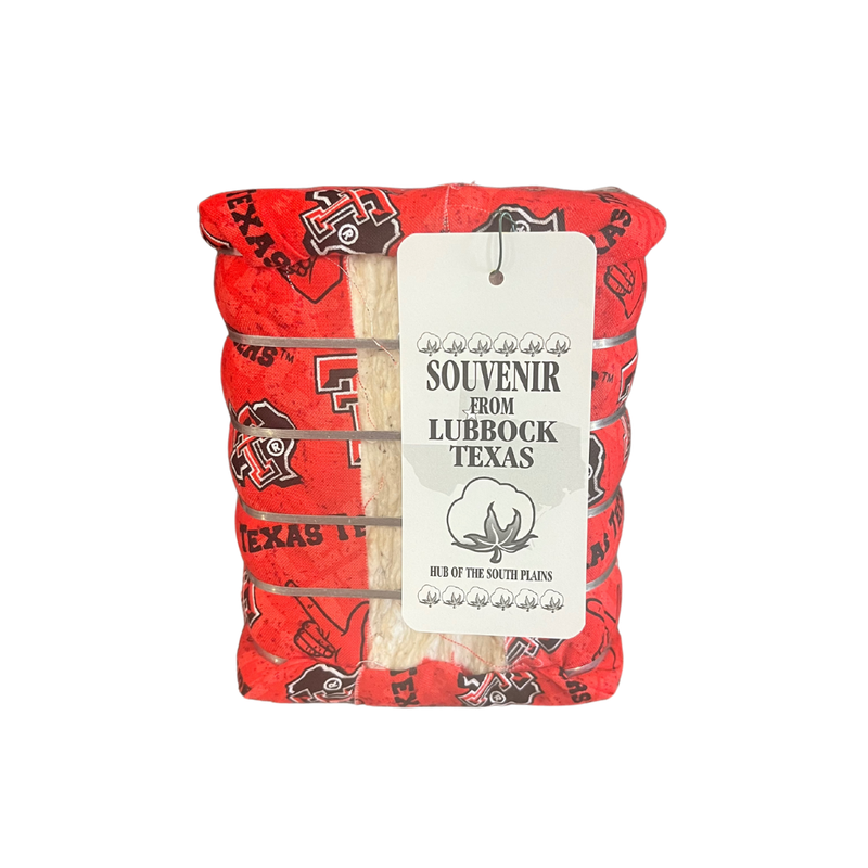 Multi Logo Texas Tech Mini Cotton Bale
