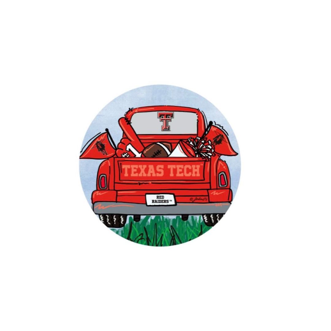 Tailgate Round Magnet