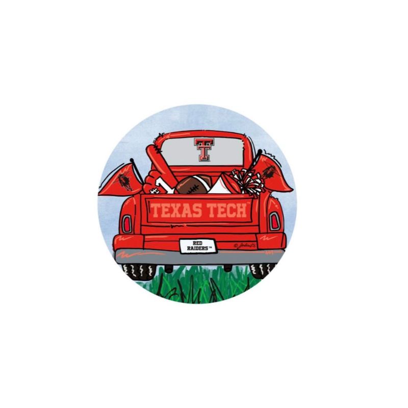 Tailgate Round Magnet