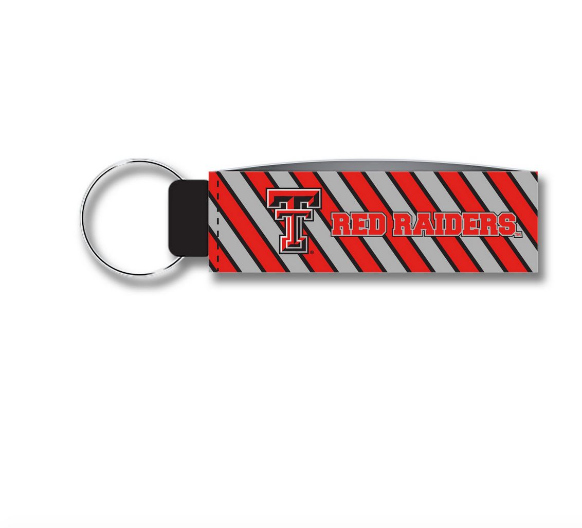 Keychain Wristlet w/Stripes