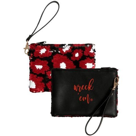 Claire Reversible Sequin Wristlet
