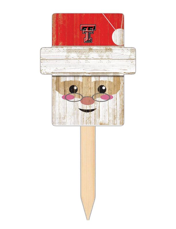 Santa Head Yard Stake